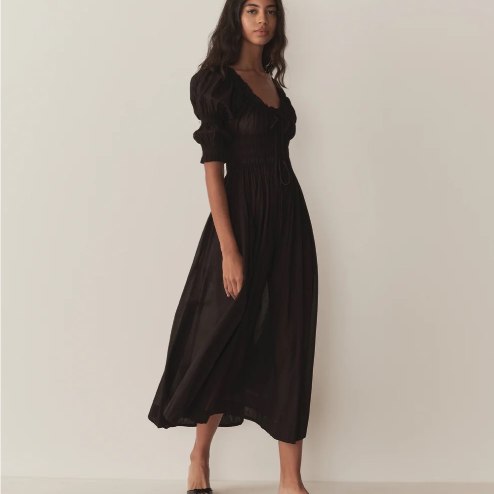 DOEN BLACK ISCHIA DRESS